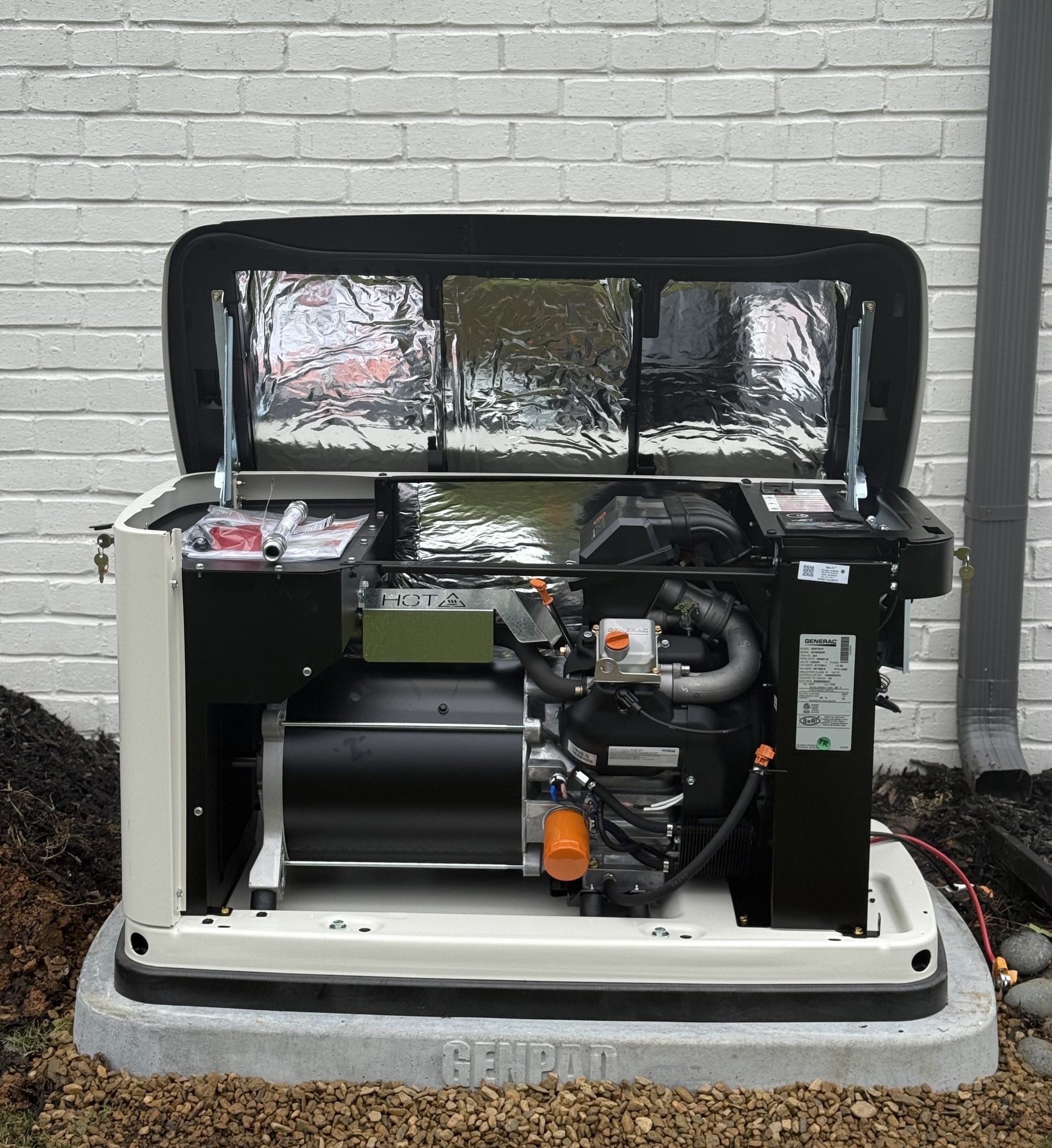 inside of generator